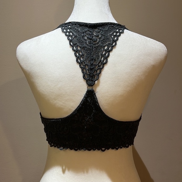 Aerie Gray Lace Bra 34 C - Picture 2 of 8